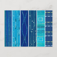 Bleu Japonais Bois Motifs textiles