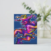 Carte Postale Bleu Jester Saphire (Debout devant)