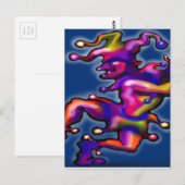 Carte Postale Bleu Jester Saphire (Devant / Derrière)