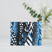 Carte Postale bleu Jungle (Debout devant)