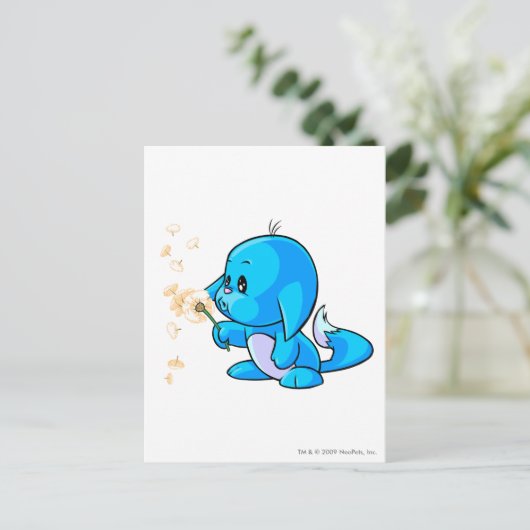 Carte Postale Bleu Kacheek (Debout devant)