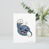 Carte Postale Bleu Kiko (Debout devant)