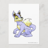 Carte Postale Bleu Lupe (Devant)