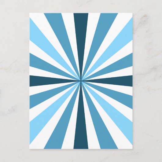 Carte Postale Bleu moderne (Devant)