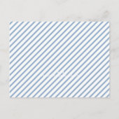 Carte Postale Bleu moderne Grandes Joyeux Noël (Dos)