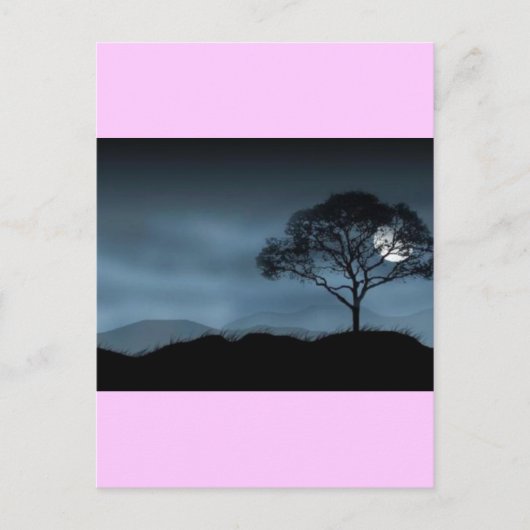 CARTE POSTALE BLEU MOON (Devant)