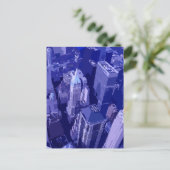 Carte Postale Bleu New York (Debout devant)