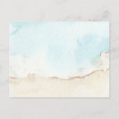 Carte Postale Bleu Océan Été Photo Parfait Standard (Devant)