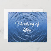 Carte Postale Bleu onduleur (Devant / Derrière)