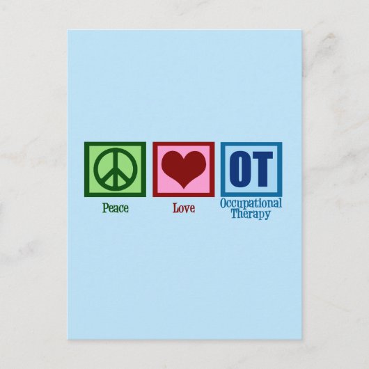 Carte Postale Bleu OT (Devant)