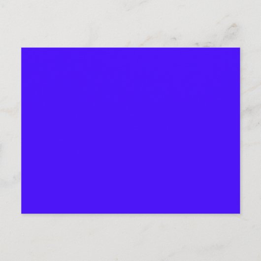 Carte Postale Bleu outremer électrique (Devant)