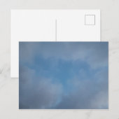 Carte Postale Bleu plus que bleu (Devant / Derrière)