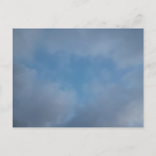 Carte Postale Bleu plus que bleu
