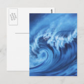 Carte Postale Bleu point (Devant / Derrière)
