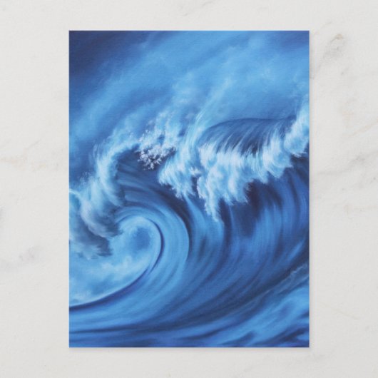 Carte Postale Bleu point (Devant)