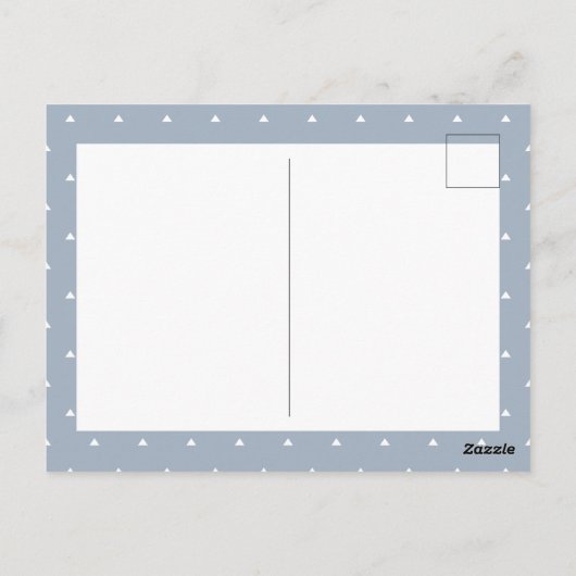 Carte Postale Bleu poussiéreux moderne mieux ensemble enregistre (Dos)