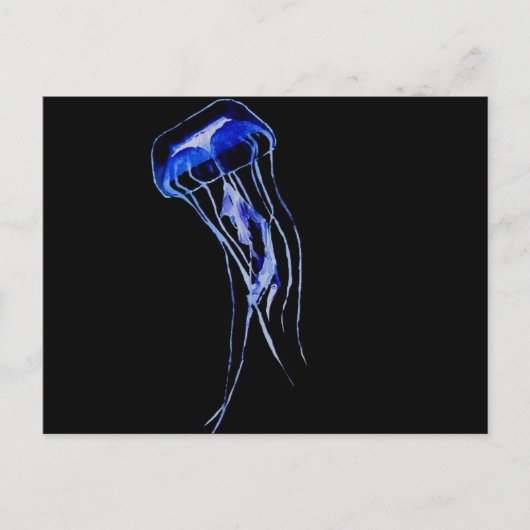 Carte Postale Bleu profond (Devant)