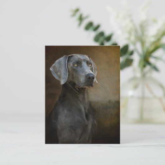 Carte postale bleu Renaissance (Debout devant)