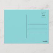 Carte Postale Bleu Songbird Sur Golden Feuille Tree Branch (Dos)