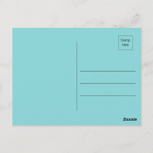 Carte Postale Bleu Songbird Sur Golden Feuille Tree Branch (Dos)