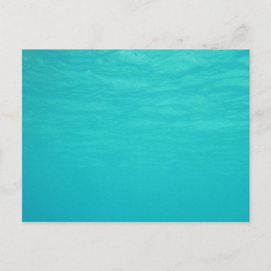 Carte Postale Bleu sous-marin (Devant)