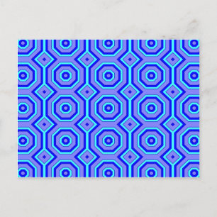 Carte Postale Bleu sur bleu sur bleu