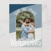 Carte Postale BLEU | Sur un budget? Optez pour Photo Enregistrer (Devant)