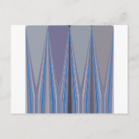 Bleu, violet, gris Chevron Art Imprimer
