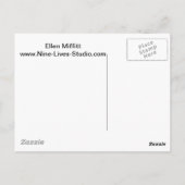 Carte Postale Bleu Way, Zen Enso (Dos)