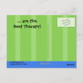 Carte postale bleue Buzz (Dos)