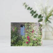 Carte postale bleue de la Provence de porte (Debout devant)