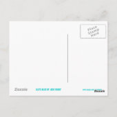 Carte postale Bleue Glitz 'LOL' (Dos)