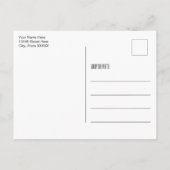 Carte Postale Bleue Jaune Stand With Ukraine (Dos)