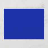 Carte postale bleue royale (Devant)