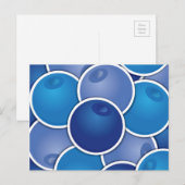 Carte Postale Bleuet funky (Devant / Derrière)