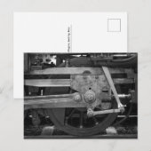 Carte Postale Bleus de chemin de fer en voie de disparition (Devant / Derrière)