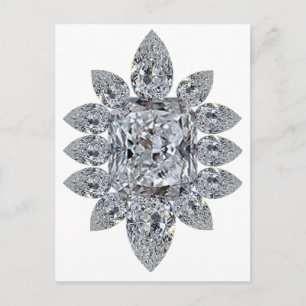 Carte Postale Bling Brooch