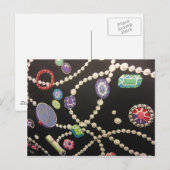 Carte Postale Bling et perles (Devant / Derrière)