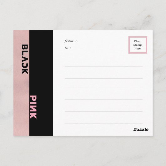 Carte postale BLINK (Dos)