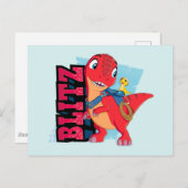 Carte Postale Blitz | Dino Ranch (Devant / Derrière)