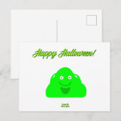 Carte postale Blob Halloween (Devant / Derrière)
