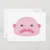 Carte postale Blobfish (Devant / Derrière)
