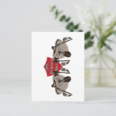 Carte Postale bloc bohème - Bagpipes de Tchèque (Debout devant)