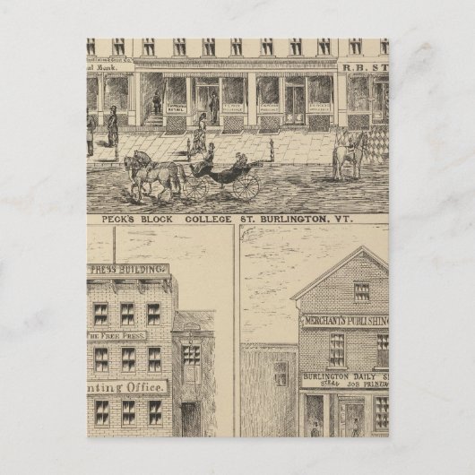 Carte Postale Bloc de Peck (Devant)