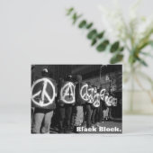 carte postale bloc noir (Debout devant)