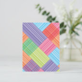 Carte Postale Blocage des bandes abstraites (Debout devant)