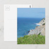 Carte Postale Block Island Bluffs - Block Island, Rhode Island (Devant / Derrière)