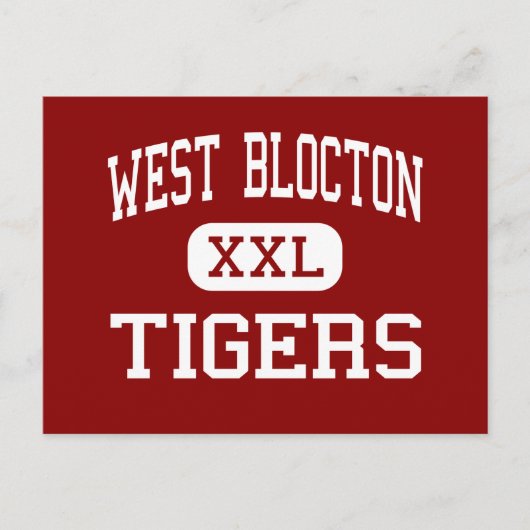 Carte Postale Blocon Ouest - Tigres - Haut - Blocon Ouest (Devant)