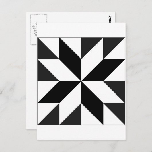 Carte Postale blocos geométricos (Devant / Derrière)