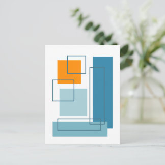 Carte Postale Blocs Abstraits 1 Conception géométrique
